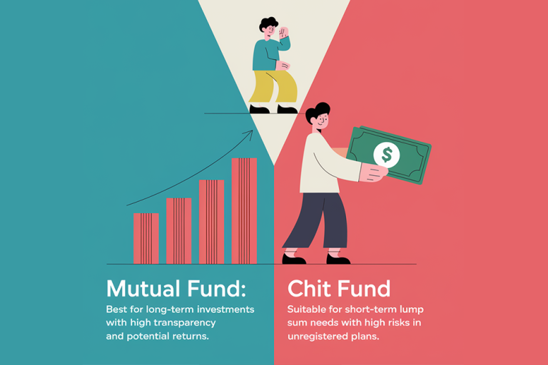 Difference between chit fund and mutual fund