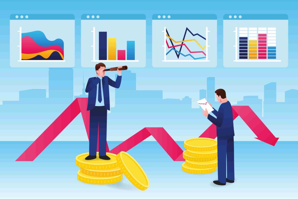 Two individuals are managing mutual fund portfolios.